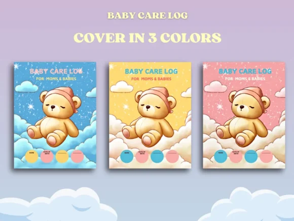 Newborn Feeding, Diaper, Nap Log - Baby Daily Tracker Printable