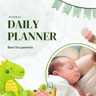 White Gray Minimalist Simple Daily Planner